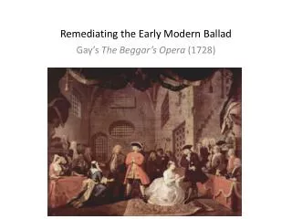 Remediating the Early Modern Ballad