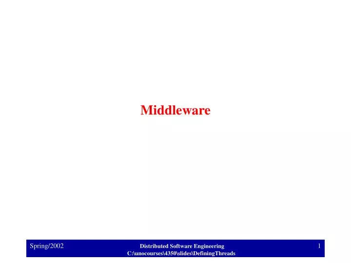 Ppt Middleware Powerpoint Presentation Free Download Id4531631
