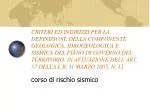 corso di rischio sismico - slide 1