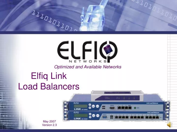 elfiq link load balancers