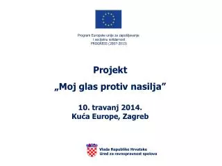 p rogram e uropske unije za zapo ljavanje i socijalnu solidarnost progress 2007 2013
