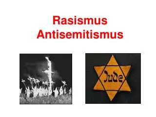 rasismus antisemitismus