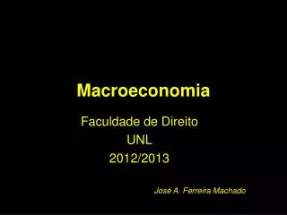 macroeconomia