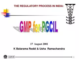 THE REGULATORY PROCESS IN INDIA:
