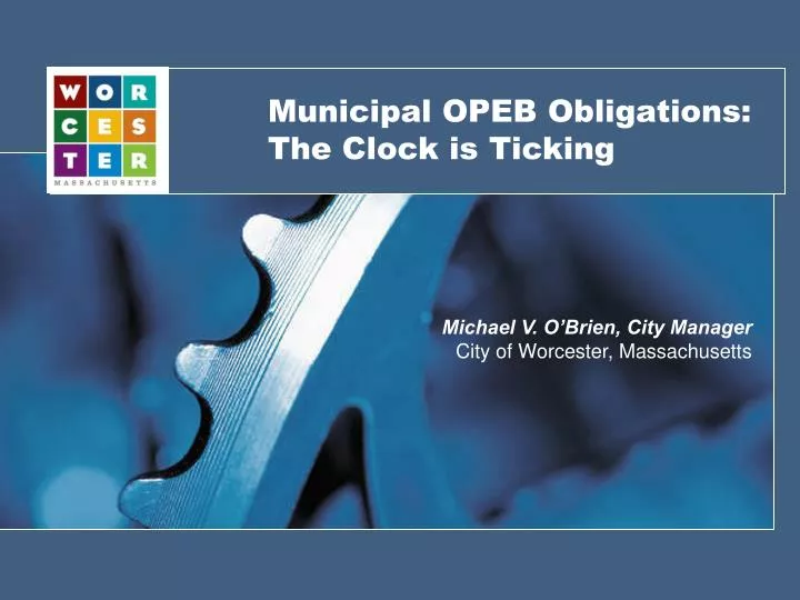 municipal opeb obligations the clock is ticking