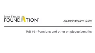 IAS 19 - Pensions and other employee benefits