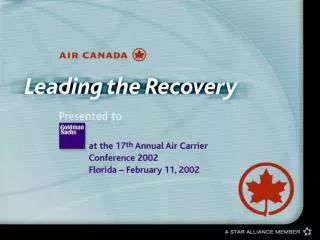 Air Canada Premier Airline in Canada