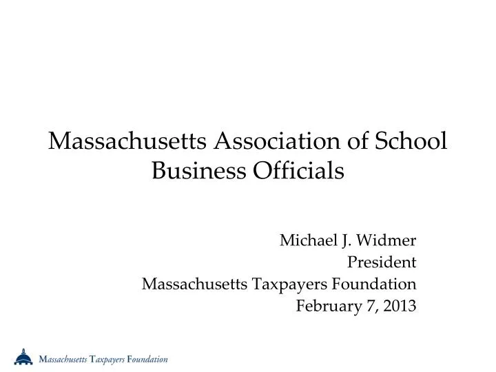 massachusetts association of school business officials