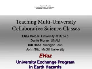 Teaching Multi-University Collaborative Science Classes