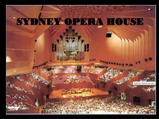 SYDNEY OPERA HOUSE