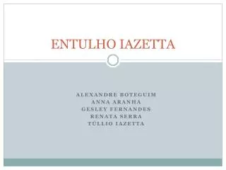 entulho iazetta