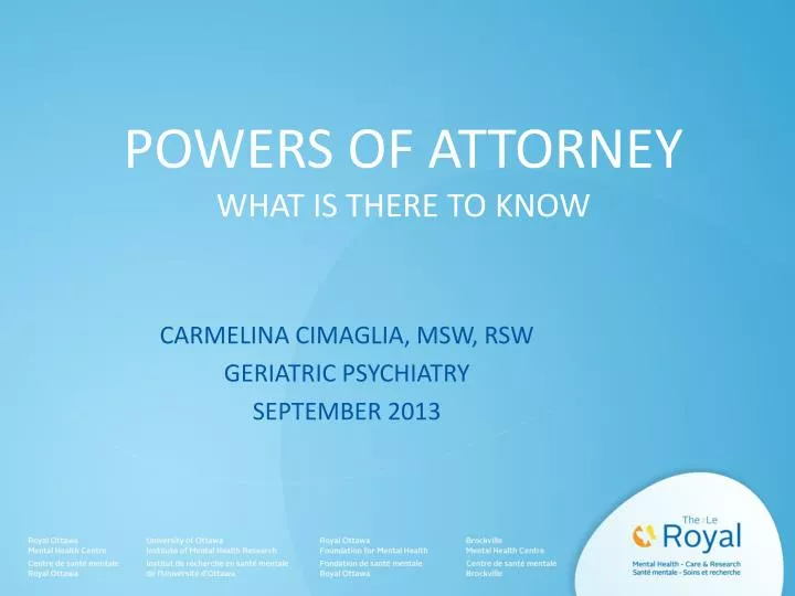powers of attorney what is there to know
