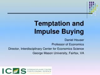 Temptation and Impulse Buying