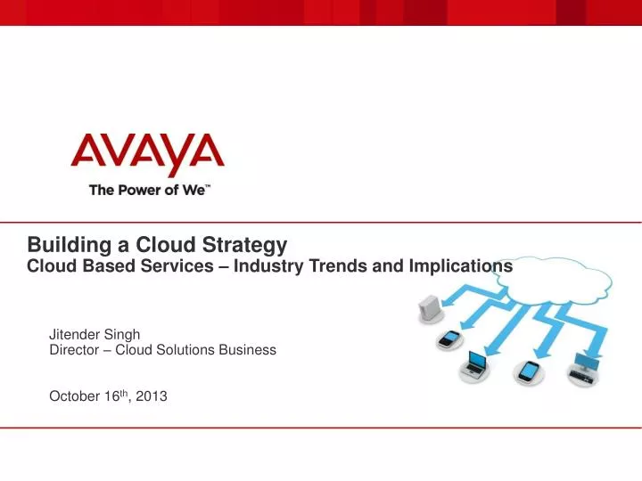 building a cloud strategy cloud b ased s ervices industry trends and implications