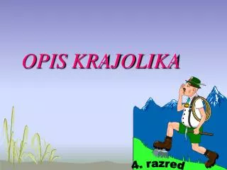 opis krajolika