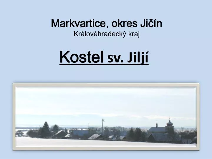 markvartice okres ji n kr lov hradeck kraj