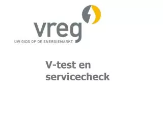 v test en servicecheck