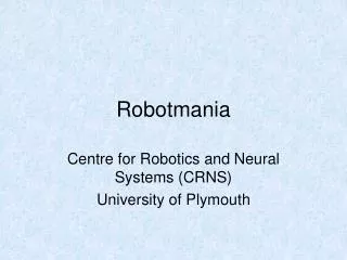 Robotmania