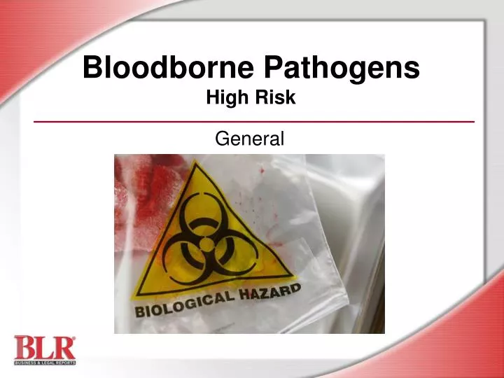 bloodborne pathogens high risk