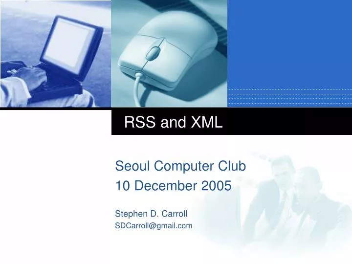 rss and xml