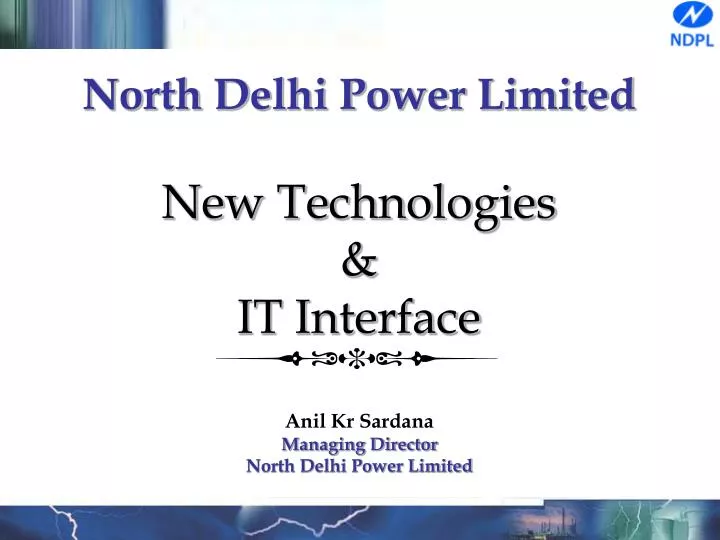 north delhi power limited new technologies it interface