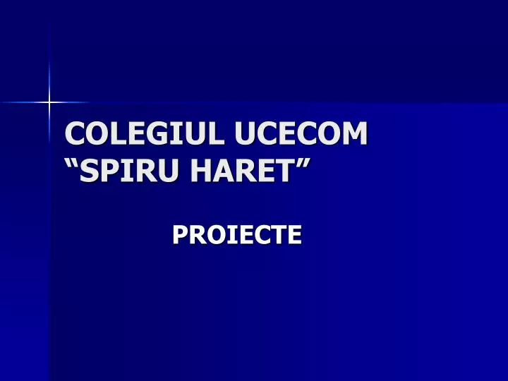 colegiul ucecom spiru haret