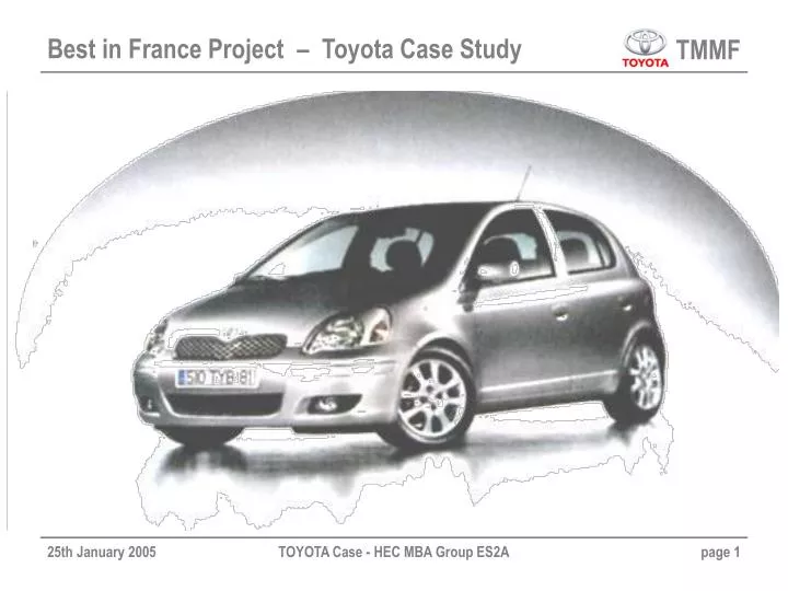 best in france project toyota case study