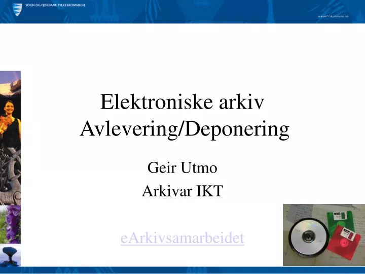 elektroniske arkiv avlevering deponering