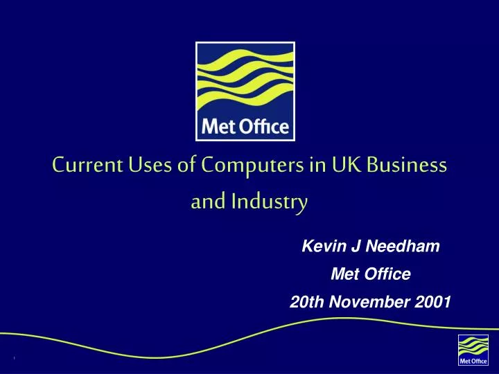 current uses of computers in uk business and industry