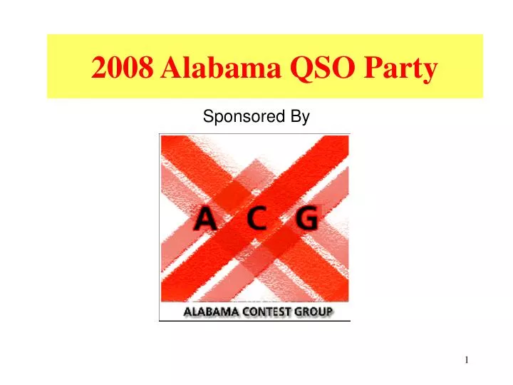 2008 alabama qso party