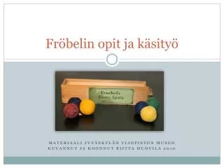 fr belin opit ja k sity