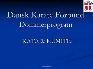 dansk karate forbund dommerprogram