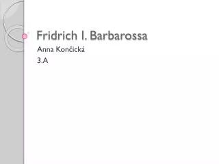 fridrich i barbarossa