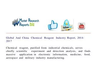 Global And China Chemical Reagent Industry Report, 2014-2017