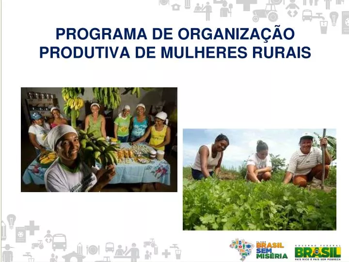 programa de organiza o produtiva de mulheres rurais