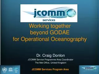 Working together beyond GODAE for Operational Oceanography