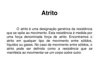 atrito