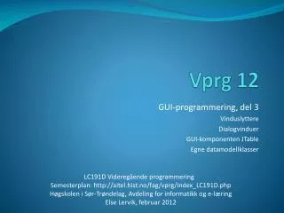 vprg 12
