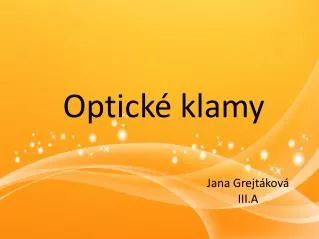jana grejt kov iii a