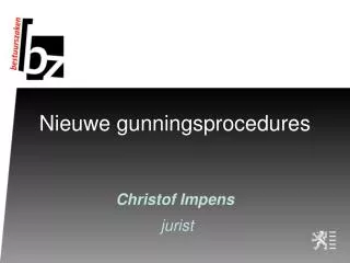 nieuwe gunningsprocedures