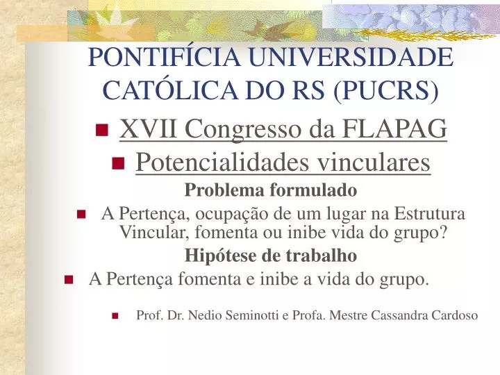 pontif cia universidade cat lica do rs pucrs