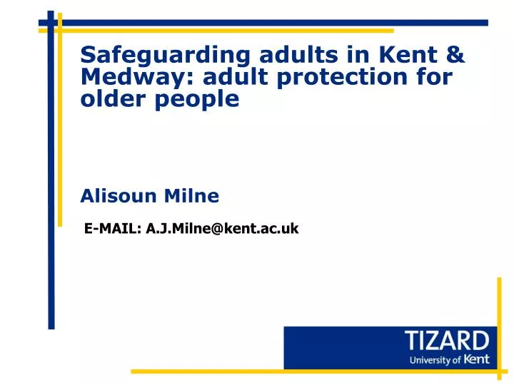 safeguarding adults in kent medway adult protection for older people