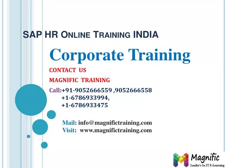 sap hr online training india