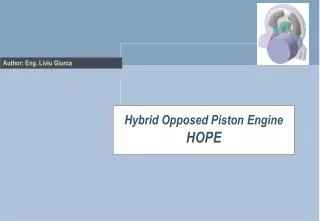 Hybrid Opposed Piston Engine HOPE