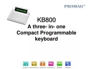 KB800 A three- in- one Compact Programmable keyboard