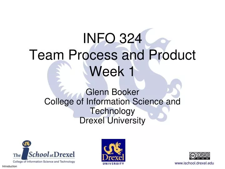 info 324 team process and product week 1
