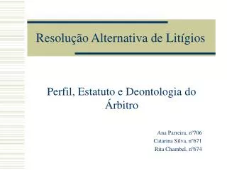 resolu o alternativa de lit gios