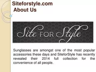 About Siteforstyle.com
