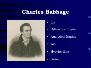 charles babbage