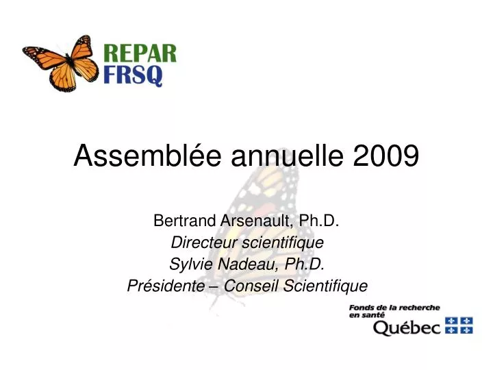 assembl e annuelle 2009